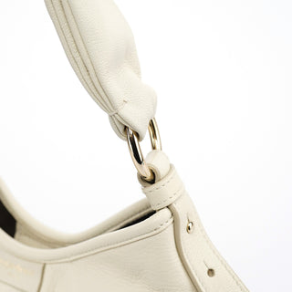 Yves Saint Laurent Cream Leather Saint Tropez Shoulder Bag