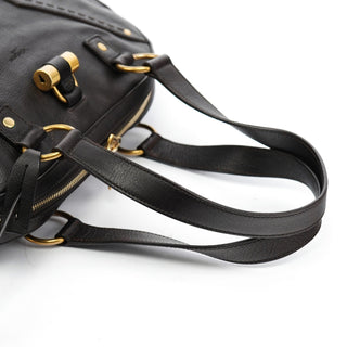 Yves Saint Laurent Black Calfskin Leather Muse Tote Bag