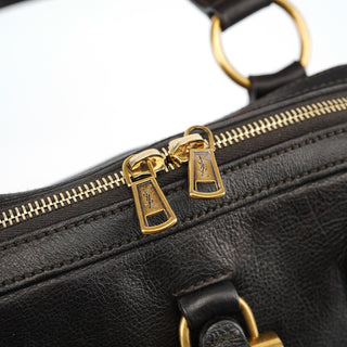 Yves Saint Laurent Black Calfskin Leather Muse Tote Bag