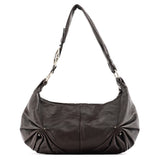 Yves Saint Laurent Dark Brown Leather Mombasa Hobo Shoulder Bag