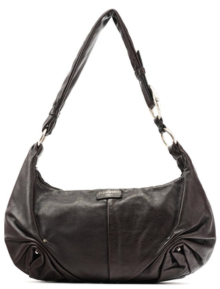 Yves Saint Laurent Dark Brown Leather Mombasa Hobo Shoulder Bag