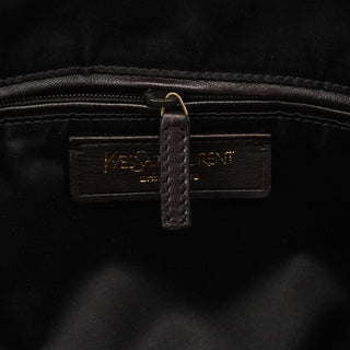 Yves Saint Laurent Dark Brown Leather Muse Tote Bag