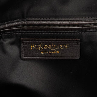 Yves Saint Laurent Dark Brown Leather Muse Tote Bag