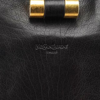 Yves Saint Laurent Dark Brown Leather Muse Tote Bag