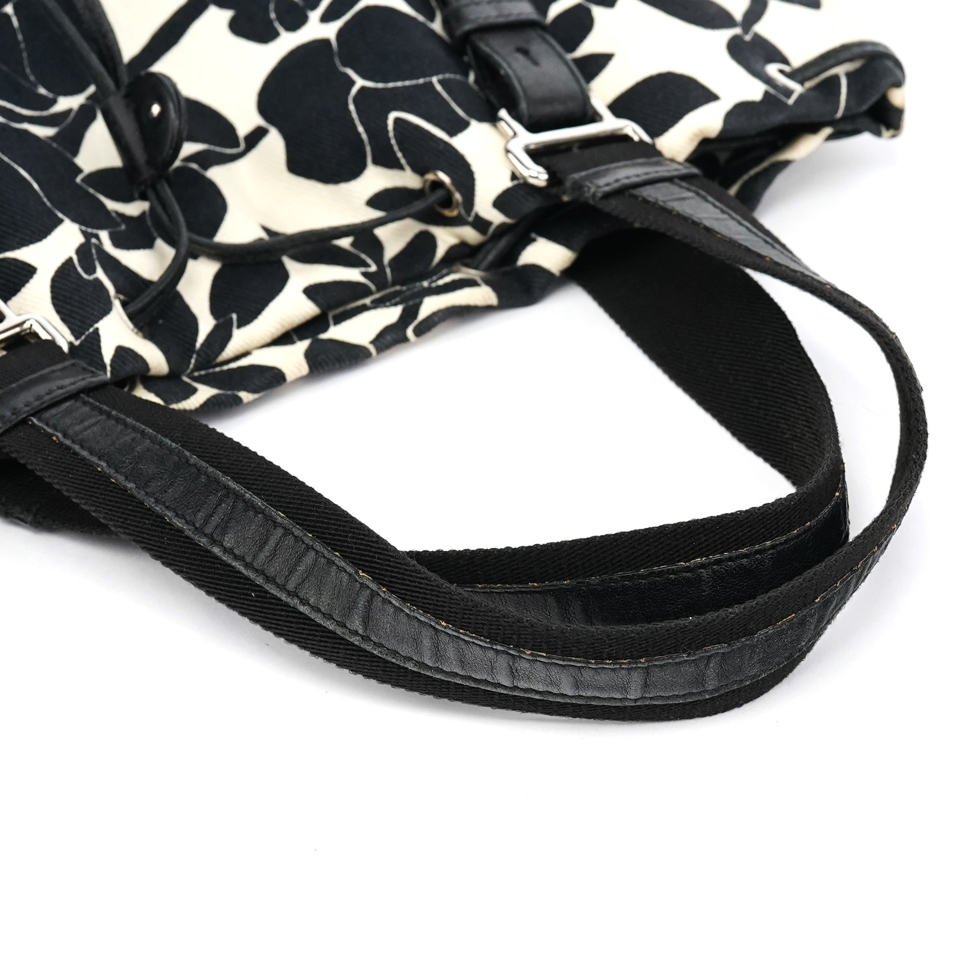Yves Saint Laurent Floral Canvas YSL Tote Bag