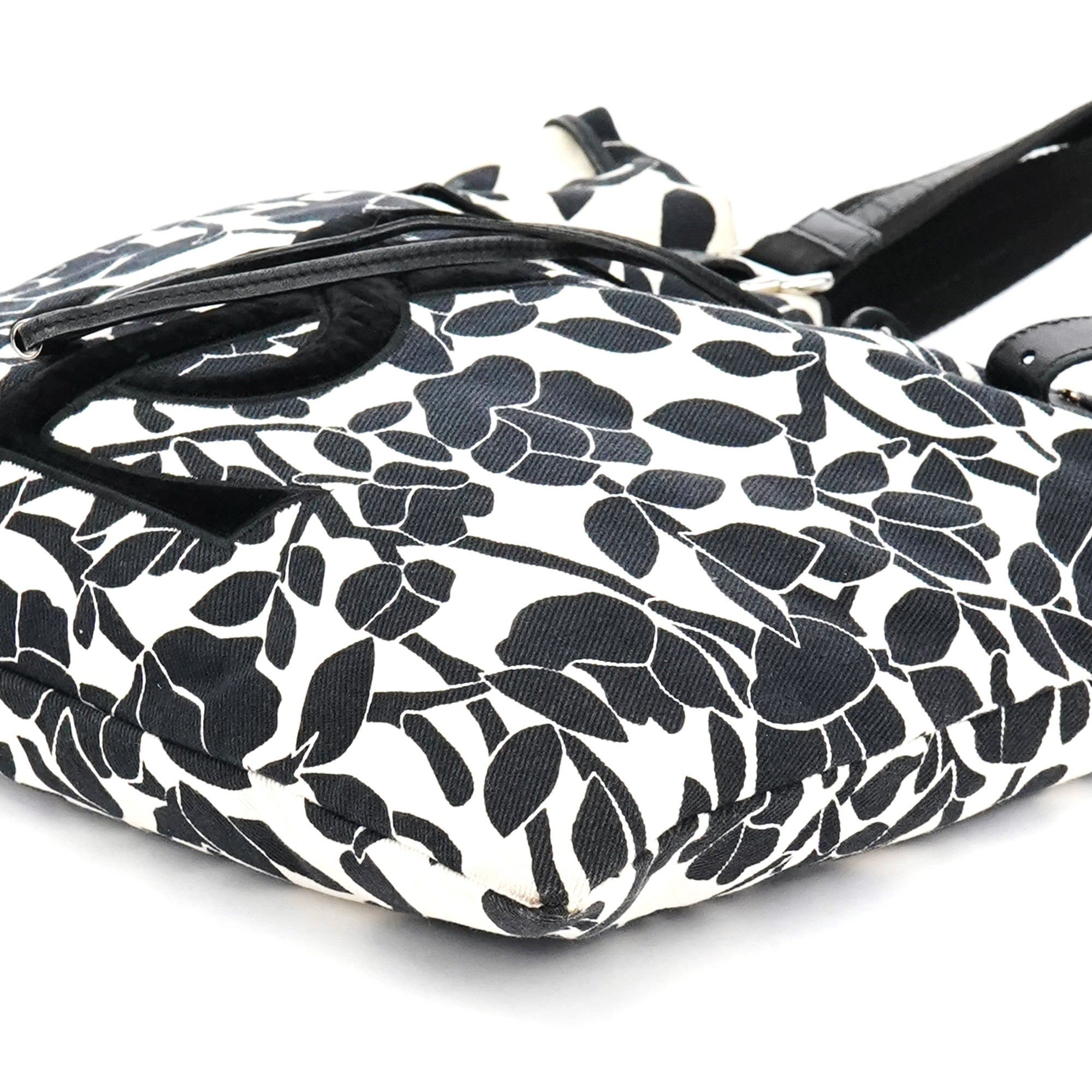 Yves Saint Laurent Floral Canvas YSL Tote Bag