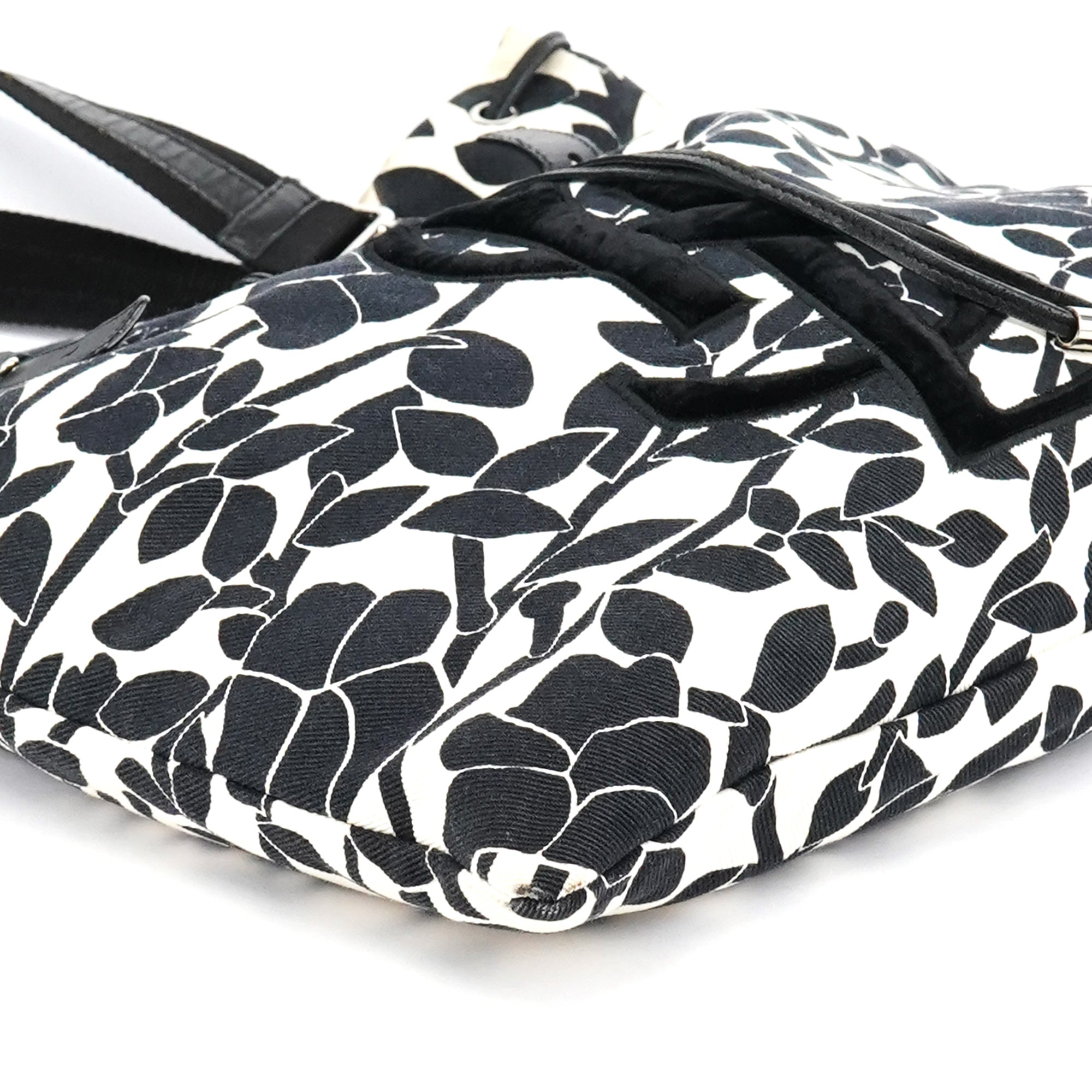 Yves Saint Laurent Floral Canvas YSL Tote Bag