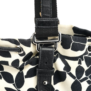 Yves Saint Laurent Floral Canvas YSL Tote Bag