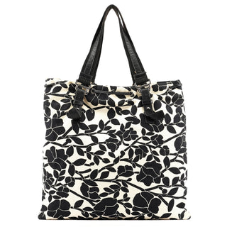 Yves Saint Laurent Floral Canvas YSL Tote Bag
