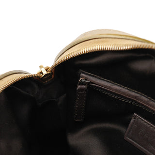 Yves Saint Laurent Gold Leather Muse Tote Bag