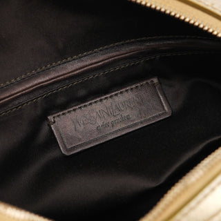 Yves Saint Laurent Gold Leather Muse Tote Bag