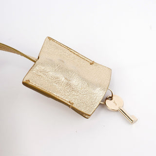 Yves Saint Laurent Gold Leather Muse Tote Bag