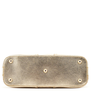 Yves Saint Laurent Gold Leather Muse Tote Bag