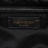 Yves Saint Laurent Grey Leather Downtown Tote Bag