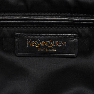 Yves Saint Laurent Grey Leather Downtown Tote Bag