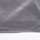 Yves Saint Laurent Grey Leather Downtown Tote Bag