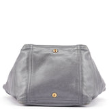 Yves Saint Laurent Grey Leather Downtown Tote Bag