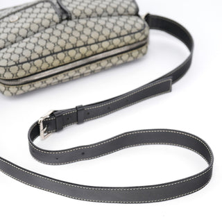 Yves Saint Laurent Grey Monogram Messenger Crossbody Bag