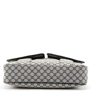 Yves Saint Laurent Grey Monogram Messenger Crossbody Bag