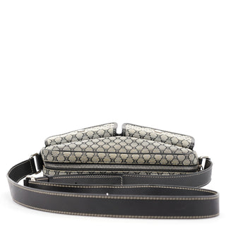 Yves Saint Laurent Grey Monogram Messenger Crossbody Bag