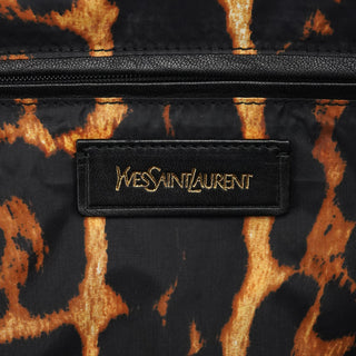 Yves Saint Laurent Leopard Nylon Y Boston bag