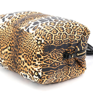 Yves Saint Laurent Leopard Nylon Y Boston bag