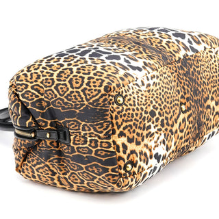 Yves Saint Laurent Leopard Nylon Y Boston bag