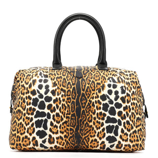 Yves Saint Laurent Leopard Nylon Y Boston bag