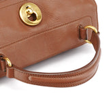 Yves Saint Laurent Light Brown Leather Muse Two 2-Way Bag