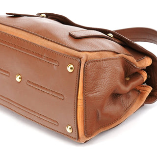 Yves Saint Laurent Light Brown Leather Muse Two 2-Way Bag