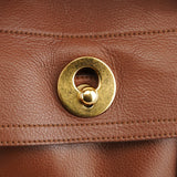 Yves Saint Laurent Light Brown Leather Muse Two 2-Way Bag