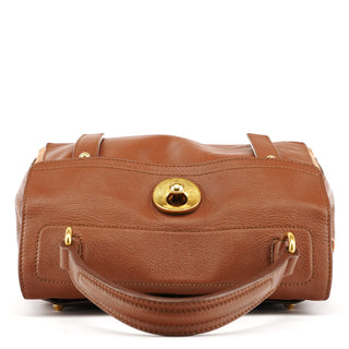 Yves Saint Laurent Light Brown Leather Muse Two 2-Way Bag