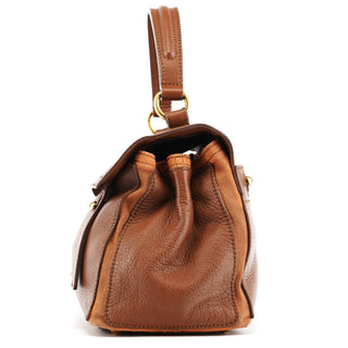 Yves Saint Laurent Light Brown Leather Muse Two 2-Way Bag