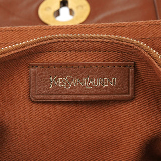 Yves Saint Laurent Light Brown Leather Muse Two 2-Way Bag