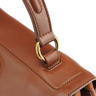 Yves Saint Laurent Light Brown Leather Muse Two 2-Way Bag