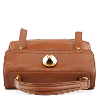 Yves Saint Laurent Light Brown Leather Muse Two 2-Way Bag
