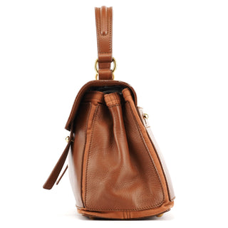 Yves Saint Laurent Light Brown Leather Muse Two 2-Way Bag