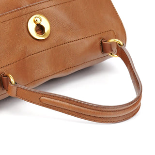 Yves Saint Laurent Light Brown Leather Muse Two Bag