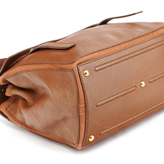 Yves Saint Laurent Light Brown Leather Muse Two Bag