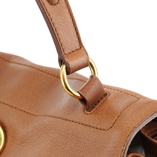 Yves Saint Laurent Light Brown Leather Muse Two Bag