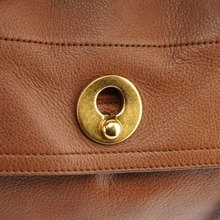 Yves Saint Laurent Light Brown Leather Muse Two Bag