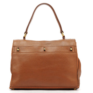 Yves Saint Laurent Light Brown Leather Muse Two Bag