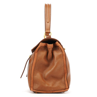 Yves Saint Laurent Light Brown Leather Muse Two Bag