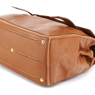 Yves Saint Laurent Light Brown Leather Muse Two Bag
