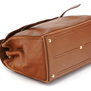 Yves Saint Laurent Light Brown Leather Muse Two Bag