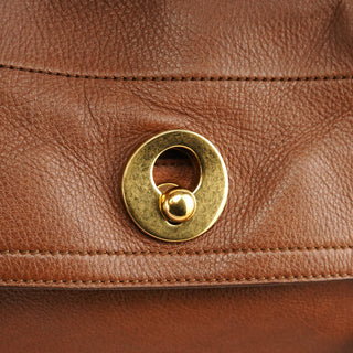 Yves Saint Laurent Light Brown Leather Muse Two Bag