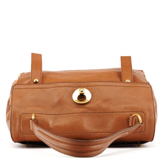 Yves Saint Laurent Light Brown Leather Muse Two Bag