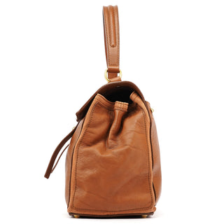 Yves Saint Laurent Light Brown Leather Muse Two Bag