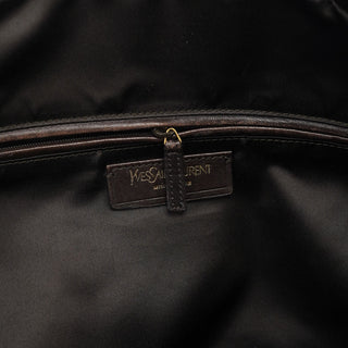 Yves Saint Laurent Light Brown Patent Leather Muse Tote Bag