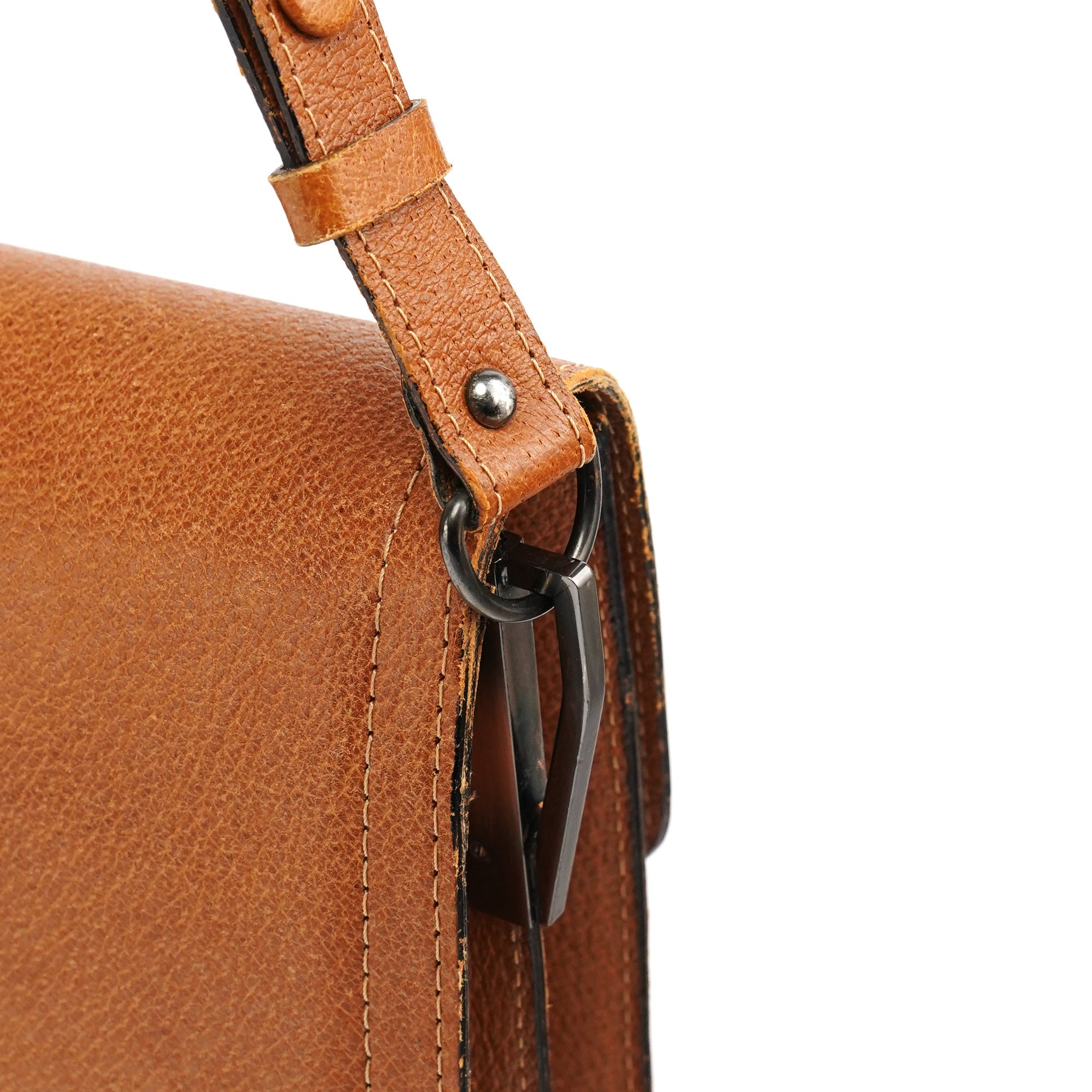 Yves Saint Laurent Light Brown Quilted Leather Shoulder Bag